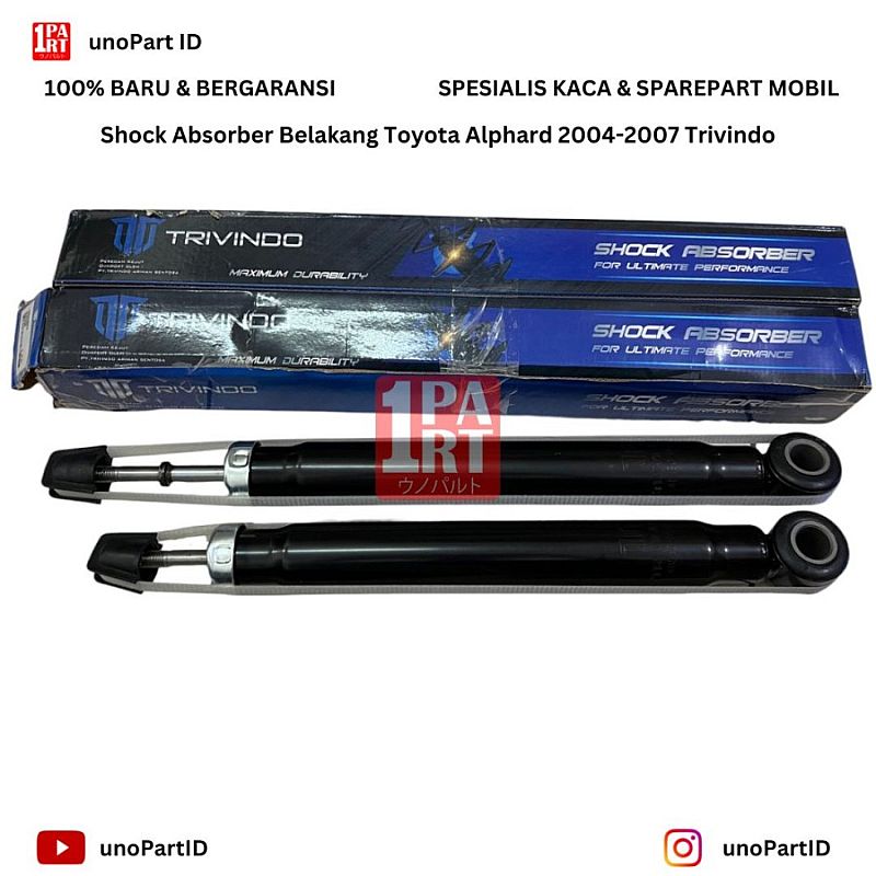 Shock Absorber Belakang Trivindo Toyota Alphard 2002-2008 ANH10 - foto 4
