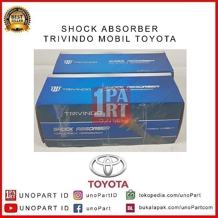 Shock Absorber Belakang Trivindo Toyota Vios Limo 2003-2005 OEM 48530-09610 - foto 4