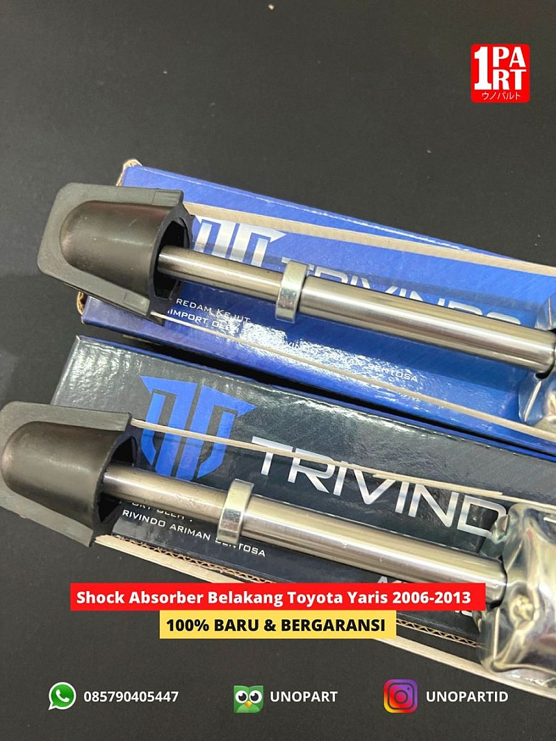 Shock Absorber Belakang Trivindo Toyota Yaris 2006-2013 New Vios 07-12 - foto 2