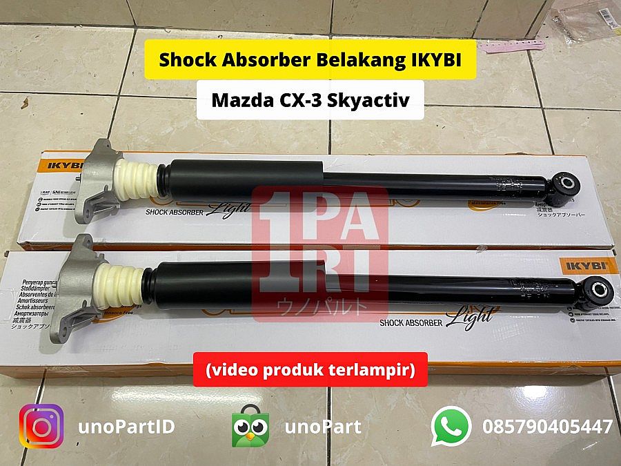 Shock Absorber Breaker Belakang IKYBI Mazda CX-3 CX 3 CX3 Skyactiv 17- SNI KAN OEM DH2E-28-910C DH2E28910C - foto 2