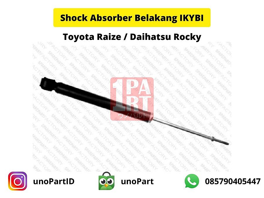 Shock Absorber Breaker Belakang IKYBI not KYB Toyota Raize & Daihatsu Rocky 2021-Ke Atas Tipe Gas ENEOS Japan NOK Thailand SNI KAN OEM 48531-BZA10 48531BZA10 - foto 5
