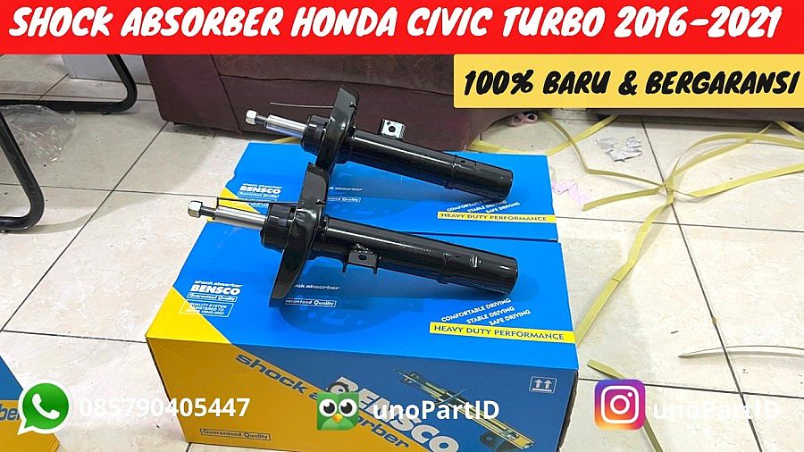 Shock Absorber Breaker Depan Bensco Honda Civic Turbo FC / FK 2016-2021 OEM 51611-TEA-T01 51611TEAT01 51621-TEA-T01 51621TEAT01 - foto 4