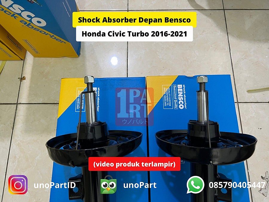 Shock Absorber Breaker Depan Bensco Honda Civic Turbo FC / FK 2016-2021 OEM 51611-TEA-T01 51611TEAT01 51621-TEA-T01 51621TEAT01 - foto 5
