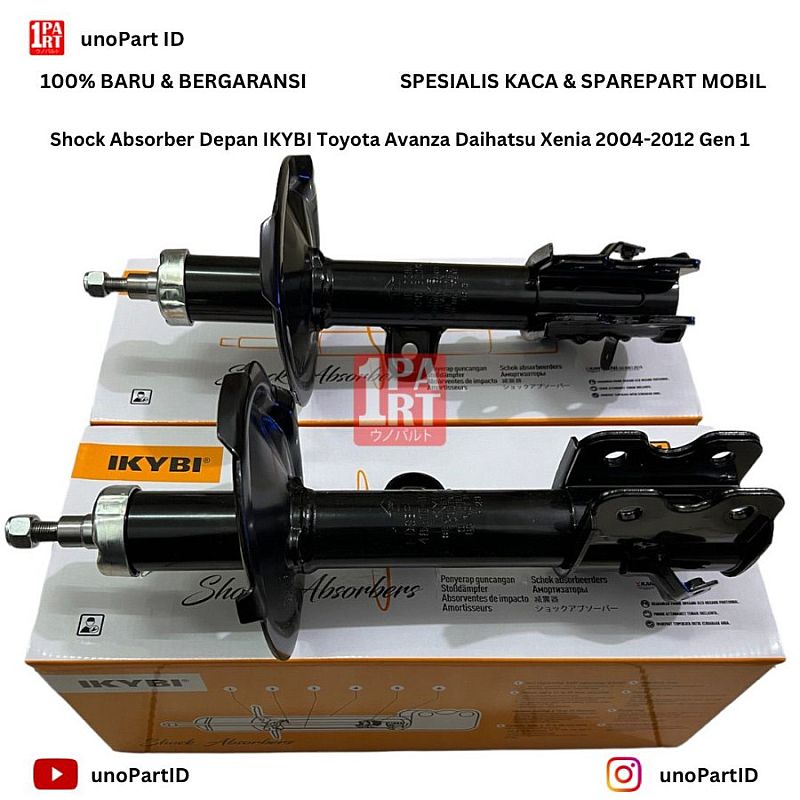 Shock Absorber Breaker Depan IKYBI not KYB Toyota Daihatsu Avanza Xenia Old Gen1 2004-2011 ENEOS Japan NOK Thailan SNI KAN OEM 48510-BZ070 / 48520-BZ070 / 48510BZ070 / 48520BZ070 - foto 9