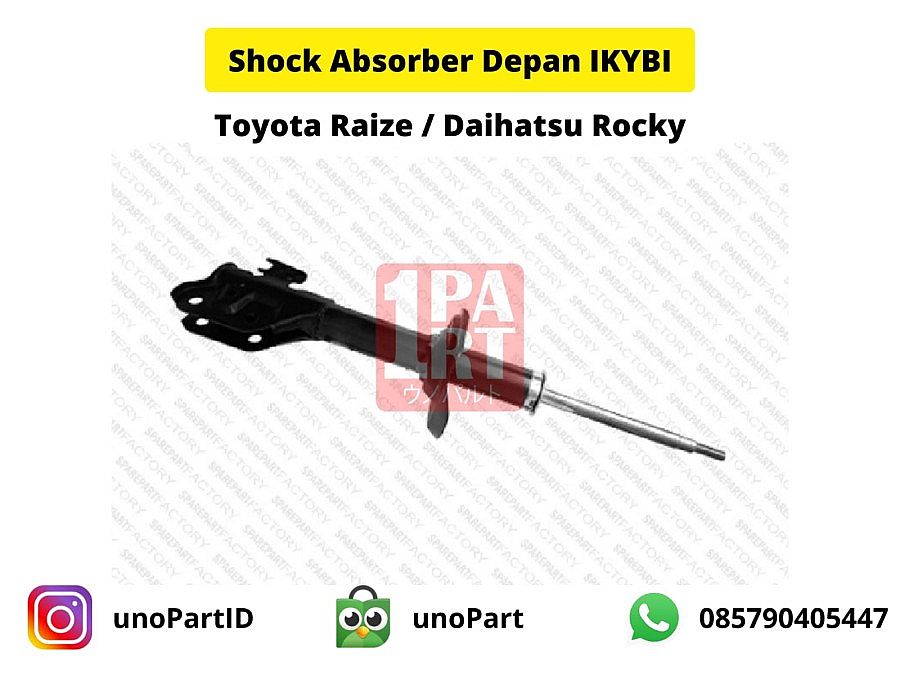 Shock Absorber Breaker Depan IKYBI not KYB Toyota Raize & Daihatsu Rocky 2021-Ke Atas Tipe Gas ENEOS Japan NOK Thailand SNI KAN OEM 48510-BZE20 48520-BZE20 48510BZE20 48520BZE20 - foto 4