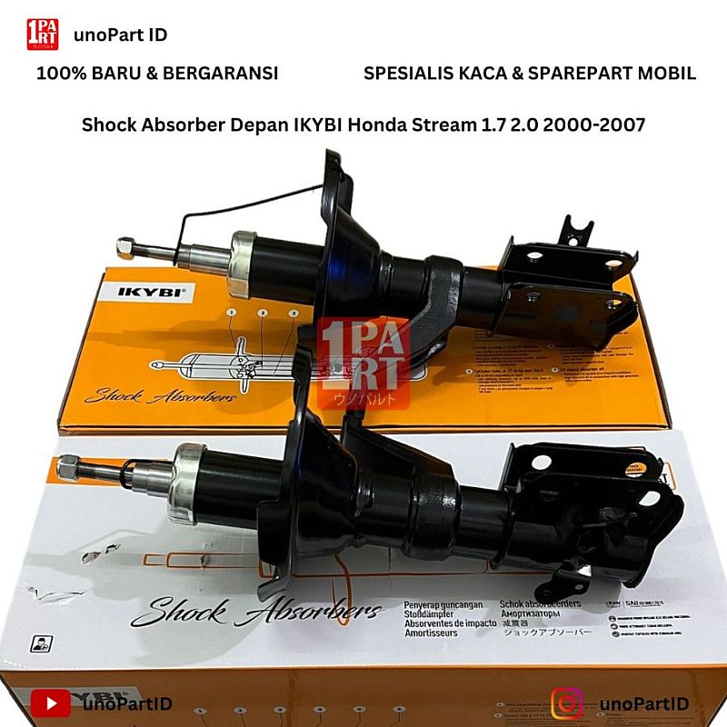 Shock Absorber Breaker IKYBI Honda Stream 1.7 2.0 CC Depan Gas OEM 51605-S7C-G05 / 51606-S7C-G05 - foto 5