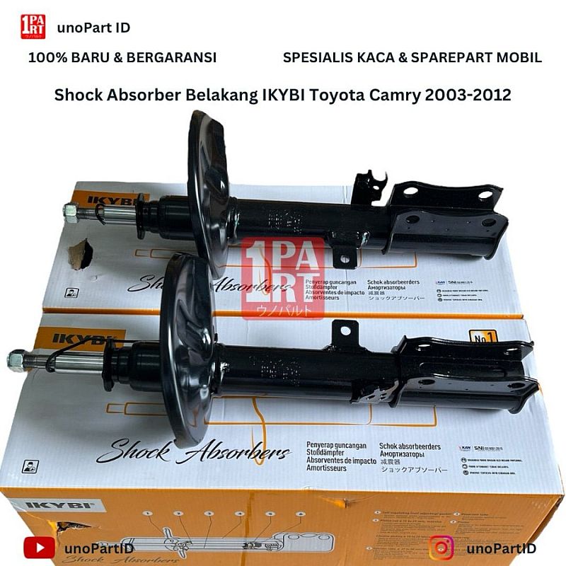 Shock Absorber Breaker IKYBI Toyota Camry ACV30 XV30 XV40 ACV40 2003-2012 Belakang Kiri Kanan - foto 3