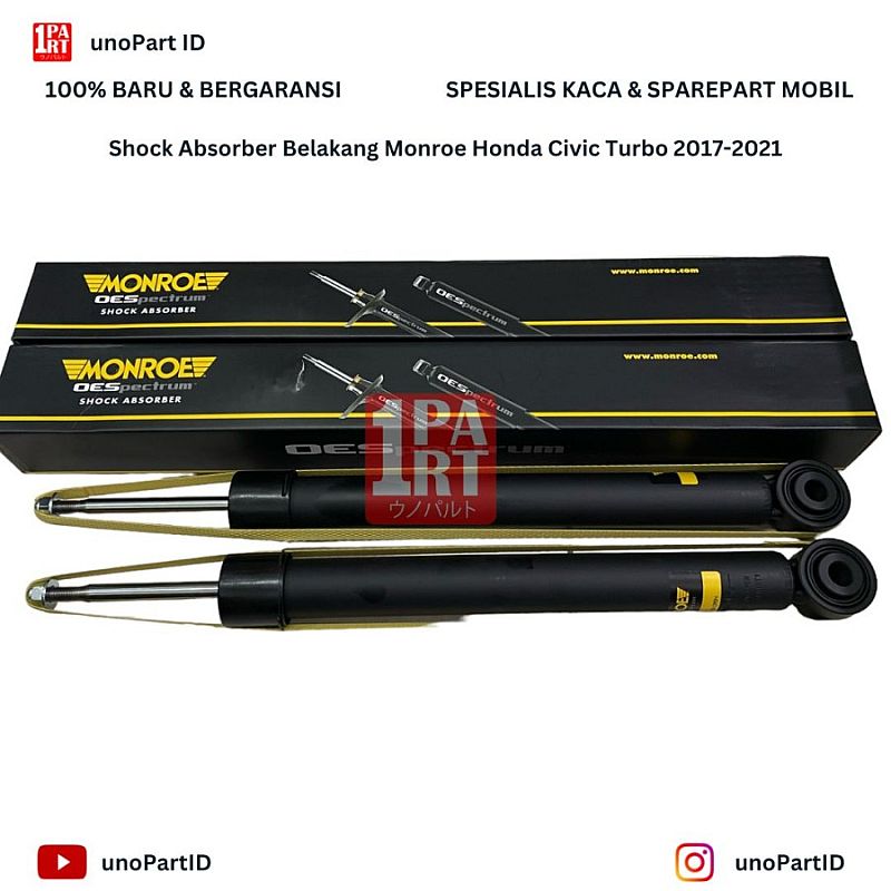 Shock Absorber Breaker Monroe Belakang Civic Turbo FC FK 2016-2021 - foto 5