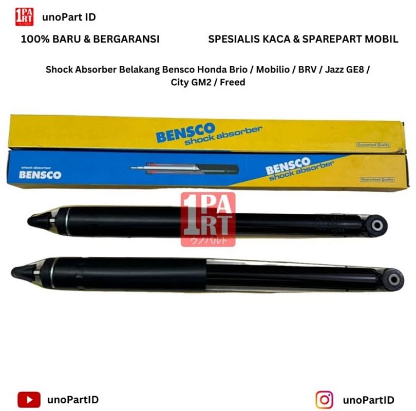 Shock Absorber Breaker Strut Belakang Honda Brio / Mobilio / Jazz RS GE8 / City GM2 / BRV / Freed Bensco - foto 5
