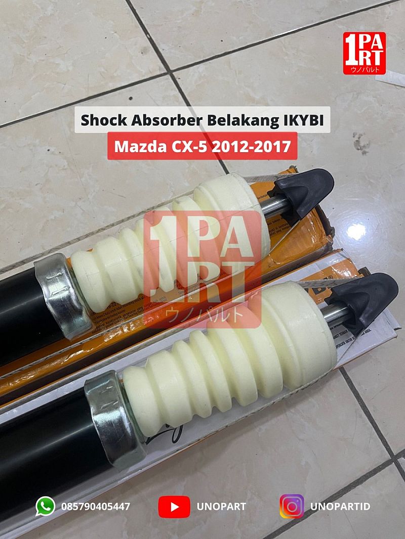 Shock Absorber Breaker Strut Belakang IKYBI not KYB Mazda CX5 CX 5 CX-5 KE 2012-2017 2.0 2000 cc Tipe Gas Eneos Japan NOK Thailand SNI KAN OEM KF20-28-910G KF2028910G - foto 5