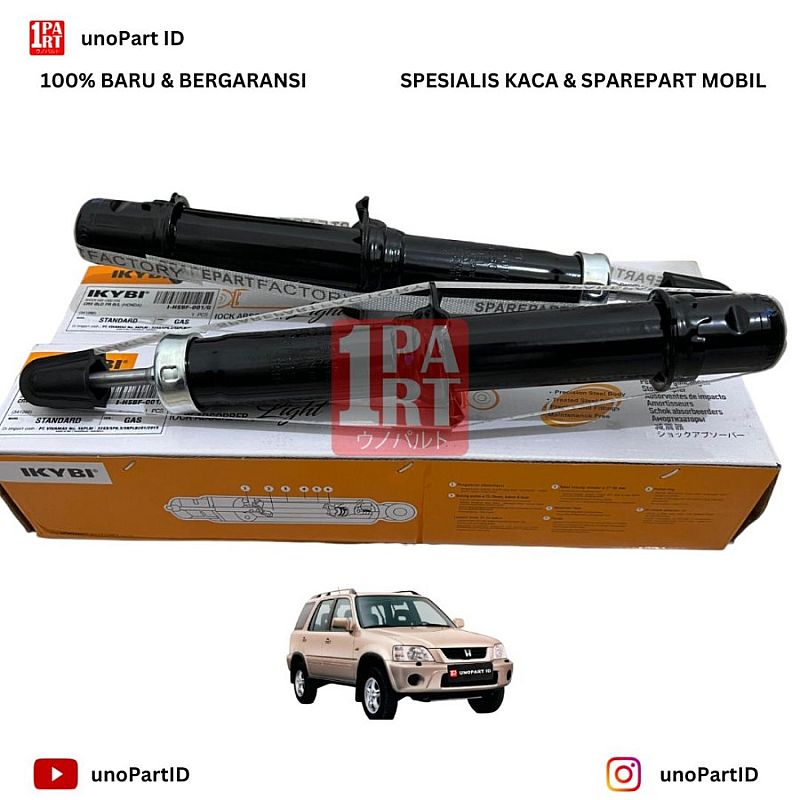 Shock Absorber Breaker Strut IKYBI not KYB Honda CRV Old Gen1 1995-2001 RD1 RD Depan Tipe Gas SNI KAN OEM 51605-S10-A01 51605S10A01 by Unopart ID - foto 4