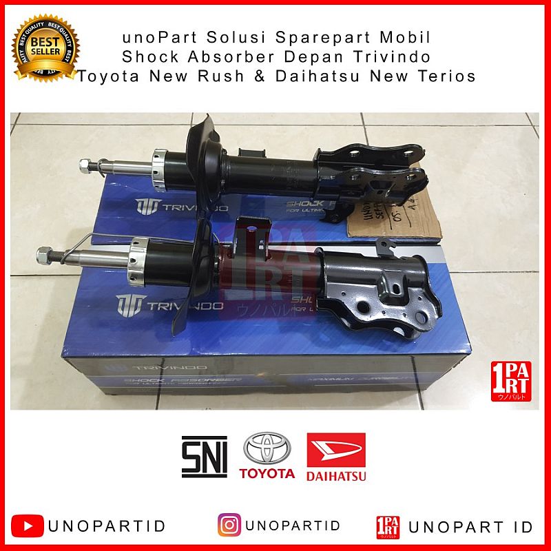 Shock Absorber Depan All New Rush Terios 18-ON Shock Breaker Trivindo - foto 2