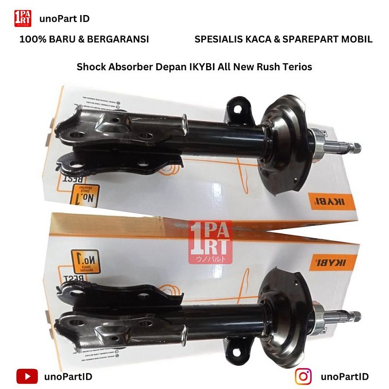 Shock Absorber Depan All New Rush Terios 2018-Ke Atas Shock Breaker Tipe Gas Eneos Japan NOK Thailand IKYBI not KYB SNI KAN OEM 48510-BZD00 48510BZD00 48520-BZD00 48520BZD00 - foto 2