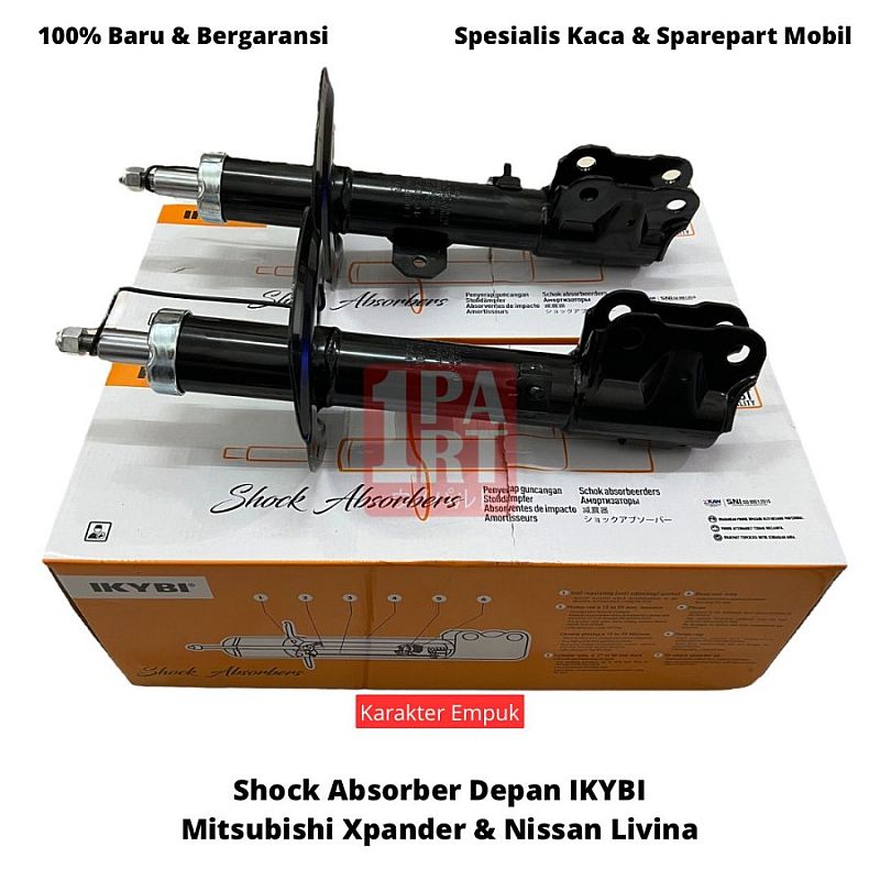 Shock Absorber Depan IKYBI Mitsubishi Xpander Nissan Livina Livinder L12 Empuk Original Quality - foto 3