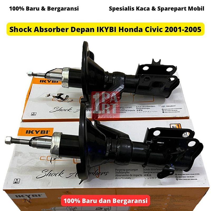 Shock Absorber Depan IKYBI not KYB Honda Civic Century VTi VTiS 01-05 - foto 5