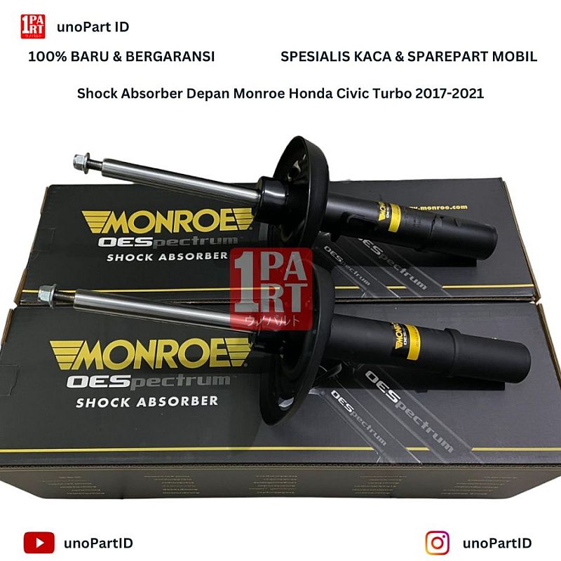 Shock Absorber Depan Monroe Honda Civic Turbo FC/FK 2016-2021 Sedan HB - foto 5