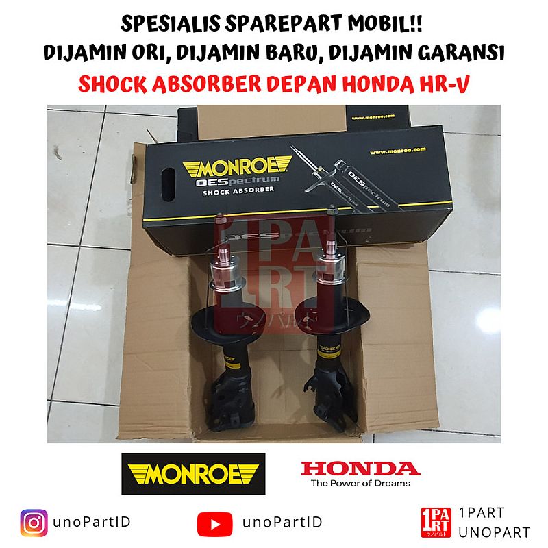 Shock Absorber Depan Monroe Honda HRV HR-V Vezel 2014-2021 Original - foto 5