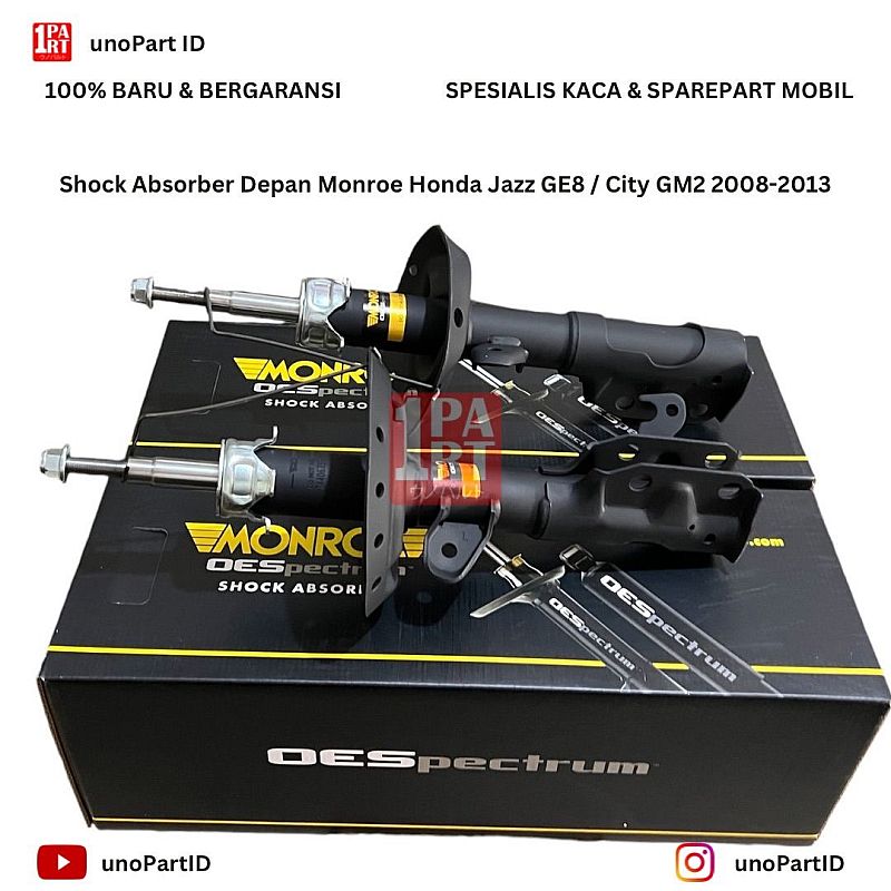 Shock Absorber Depan Monroe Honda Jazz RS GE8 City GM2 2008-2014 Original - foto 2