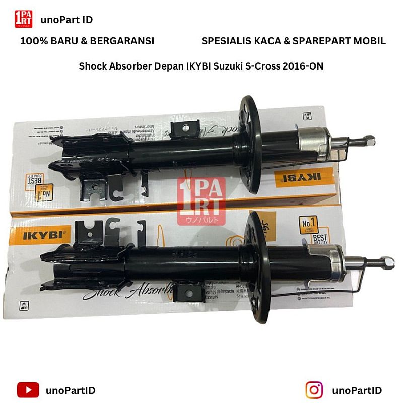 Shock Absorber Depan Suzuki S-Cross Scross SX4 2016-ON Shock Breaker IKYBI Part No 41601M65M51 / 41602M65M51 - foto 8