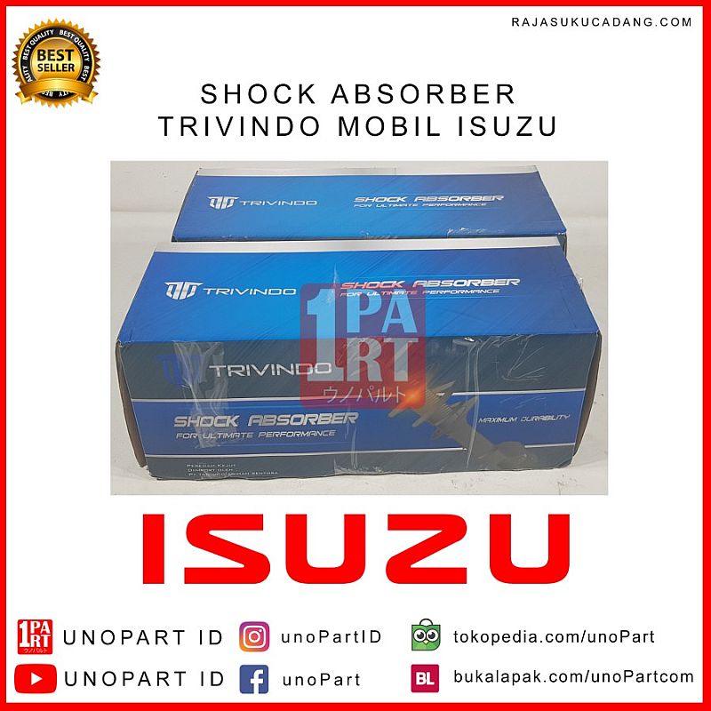 Shock Absorber Depan Trivindo Isuzu D-MAX DMAX by unoPart 18-98056-028 - foto 4