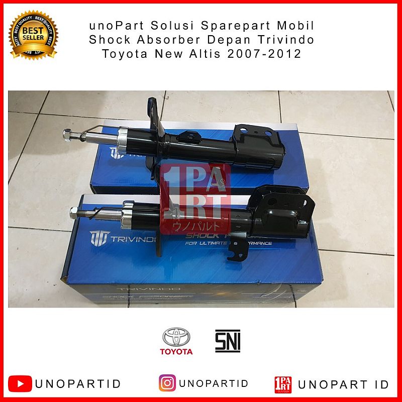 Shock Absorber Depan Trivindo Toyota New Altis 2007-2012 48510-09T30 - foto 3