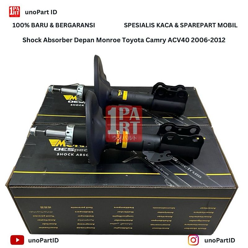 Shock Absorber Monroe Depan Toyota Camry XV40 ACV40 2007-2012 Original - foto 2