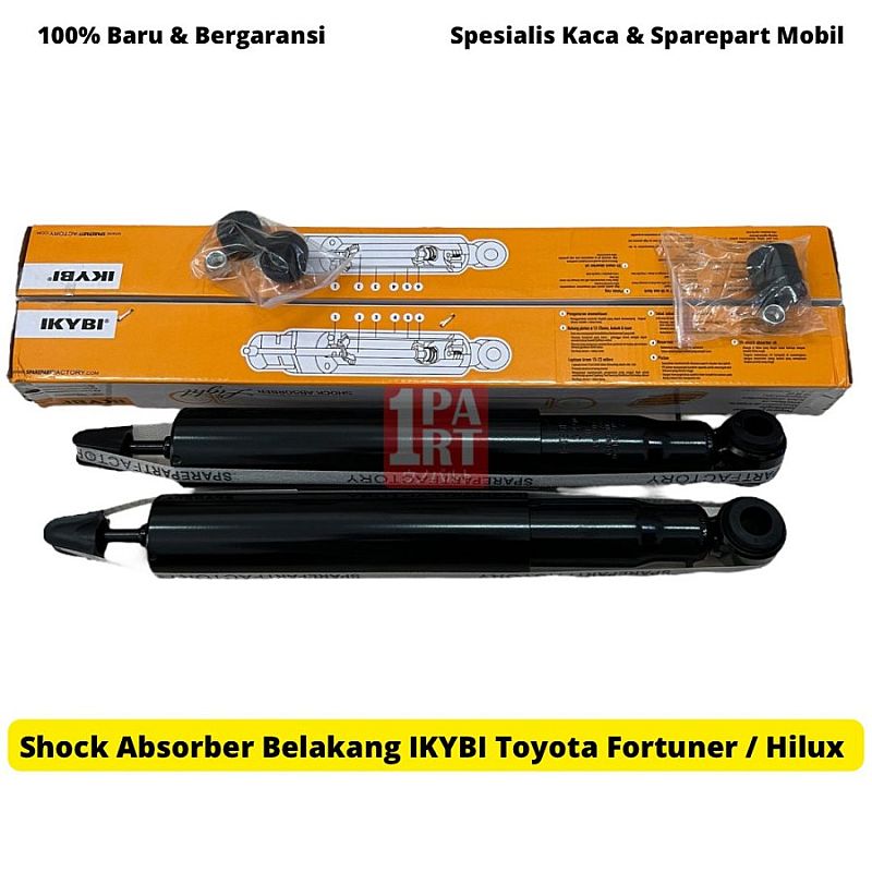 Shock Absorber Shock Breaker Belakang IKYBI not KYB Toyota Fortuner / Hilux Hi Lux Hi-Lux 2004-2015 Double Cabin Eneos Japan NOK Thailand SNI KAN OEM 48531-09800 4853109800 - foto 3