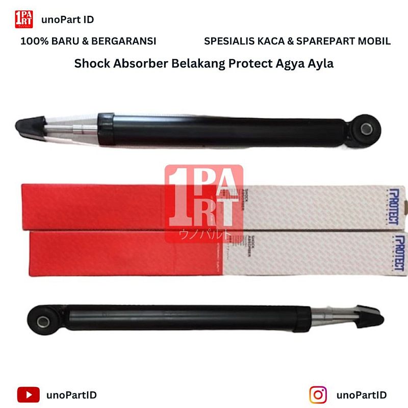 Shock Absorber Shock Breaker Belakang Protect Agya Agla 48531-BZ541 - foto 3
