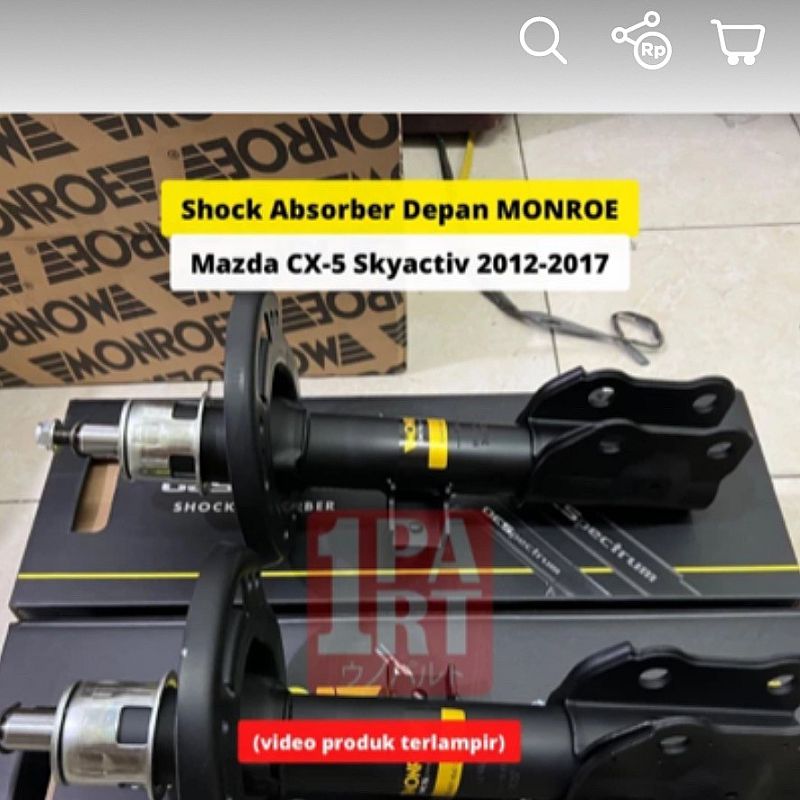Shock Absorber Shock Breaker Depan Monroe Mazda CX5 CX-5 2012-2017 - foto 2