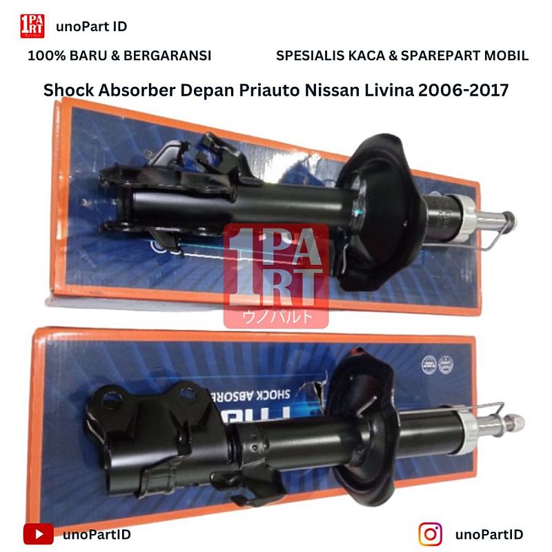 Shock Absorber Shock Breaker Depan Priauto Nissan Livina 2006-2017 - foto 2