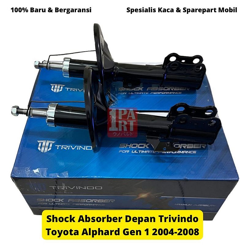 Shock Absorber Shock Breaker Depan Trivindo Toyota Alphard 2004-2008 ANH10 / Previa - foto 4