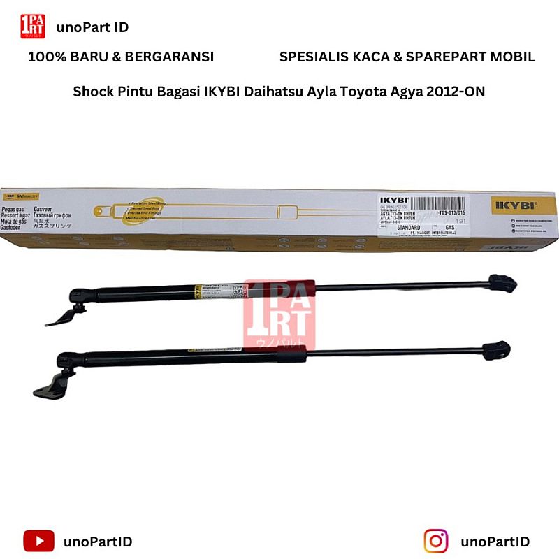 Shock Bagasi / Gas Spring Daihatsu Ayla / Toyota Agya - foto 3