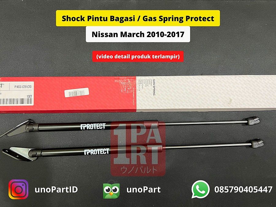 Shock Bagasi / Gas Spring Nissan March 2010-2015 by unoPart - foto 2