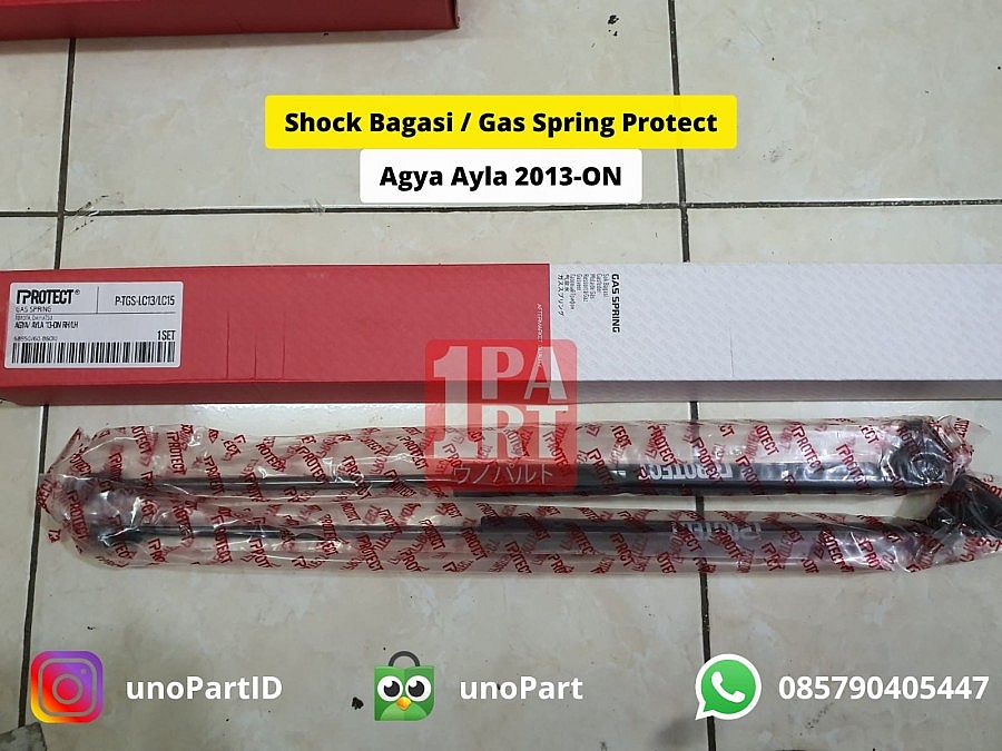 Shock Bagasi / Gas Spring Toyota Agya Daihatsu Ayla by unoPart - foto 3