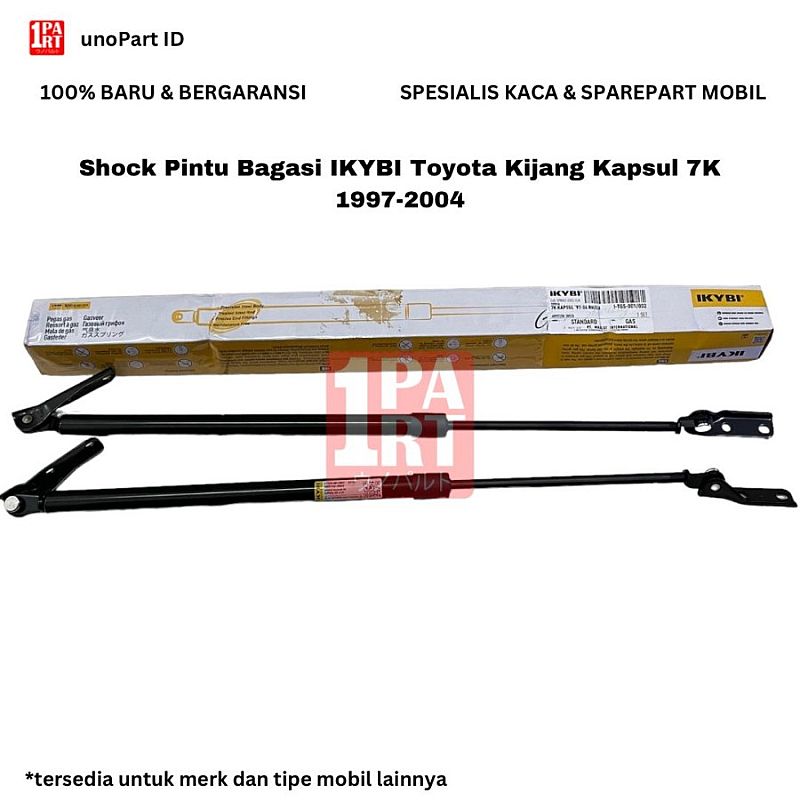 Shock Bagasi Pegas Hidrolik Pintu Bagasi Gas Spring IKYBI Toyota Kijang Kapsul 7K 1997-2004 SNI KAN OEM 68907/08-38020 68907-38020 68908-38020 6890738020 6890838020 - foto 4