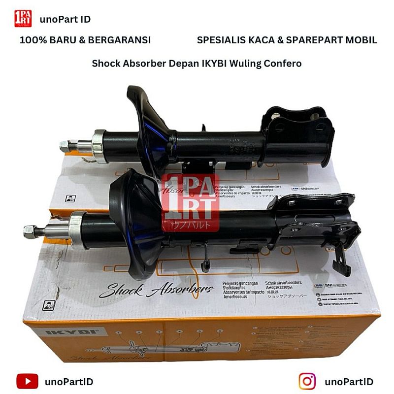 Shock Breaker Absorber Depan IKYBI not KYB Wuling Confero 2017-Ke Atas Tipe Oli Eneos Japan dan NOK Thailand SNI KAN OEM 23977453 23977452 - foto 3