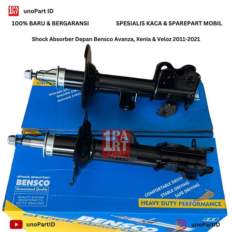 Shock Breaker Depan Avanza / Xenia / Veloz 2011-2021 Bensco Shock Absorber Part No 48510-BZ750 / 48520-BZ750 - foto 3