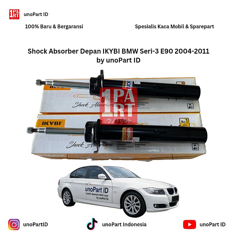 Shock Breaker Depan BMW Seri-3 E90 320i 323i 325i 2004-2011 IKYBI Shock Absorber by unoPart ID