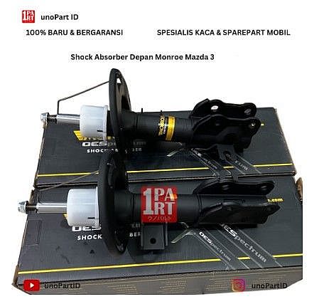 Shock Breaker Depan Mazda 3 Skyactiv BM BN 2013-2018 Merk Monroe OESpectrum Shock Absorber by unoPart ID