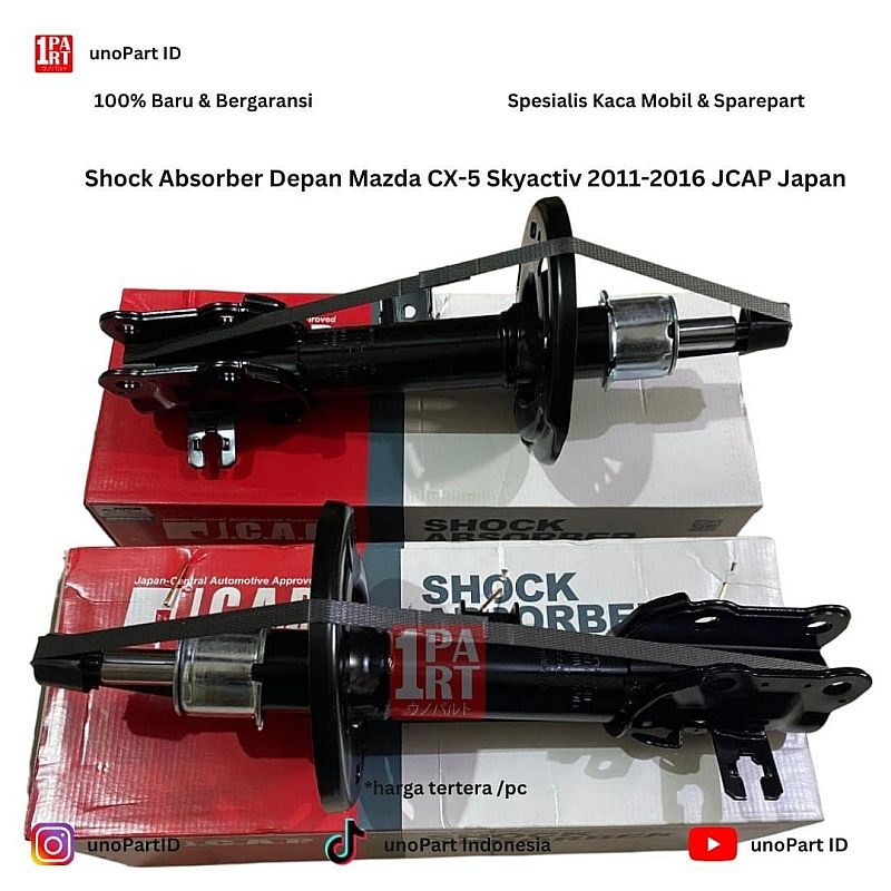 Shock Breaker Depan Mazda CX-5 CX5 Skyactiv 2012-2016 Merk JCAP Japan Shock Absorber by unoPart ID