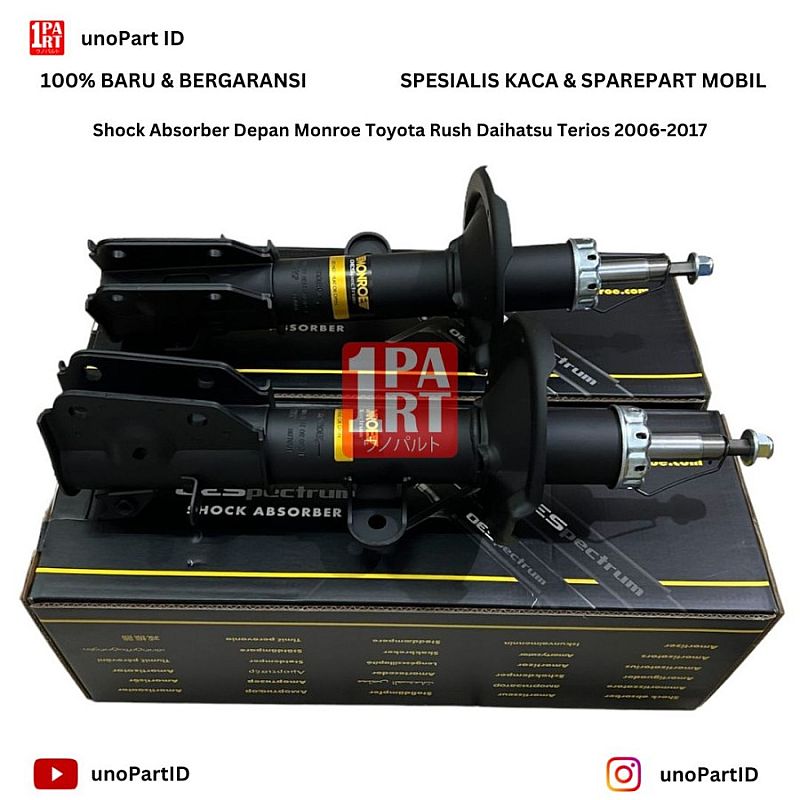 Shock Breaker Depan Toyota Rush Daihatsu Terios 2006-2017 Monroe Shock Absorber - foto 3