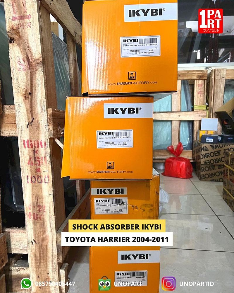 Shock Breaker IKYBI not KYB Depan Belakang Toyota Harrier 04-12 4WD - foto 4