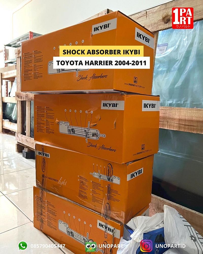 Shock Breaker IKYBI not KYB Depan Belakang Toyota Harrier 04-12 4WD