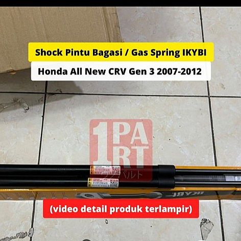 Shock Hidrolik Bagasi Gas Spring IKYBI Honda All New CRV CR-V Gen3 RE 2007-2012 2.4 2.0 SNI KAN OEM 74820-SWA-A01 74820SWAA01 - foto 2