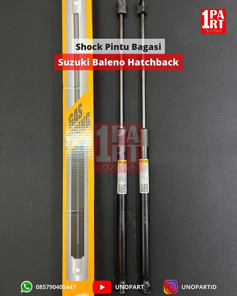 Shock Hidrolik Pegas Pintu Bagasi Gas Spring IKYBI Suzuki Baleno Hatchback 2017-ON SNI KAN OEM - foto 5