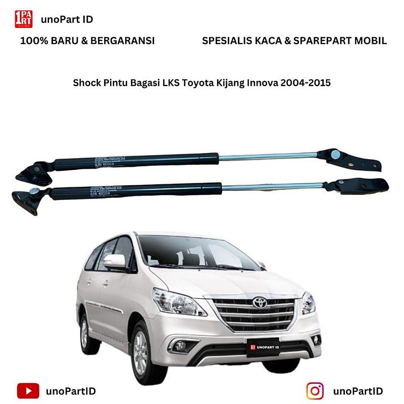 Shock Pintu Bagasi Toyota Kijang Innova 2004-2015 Merk LKS Gas Spring - foto 8