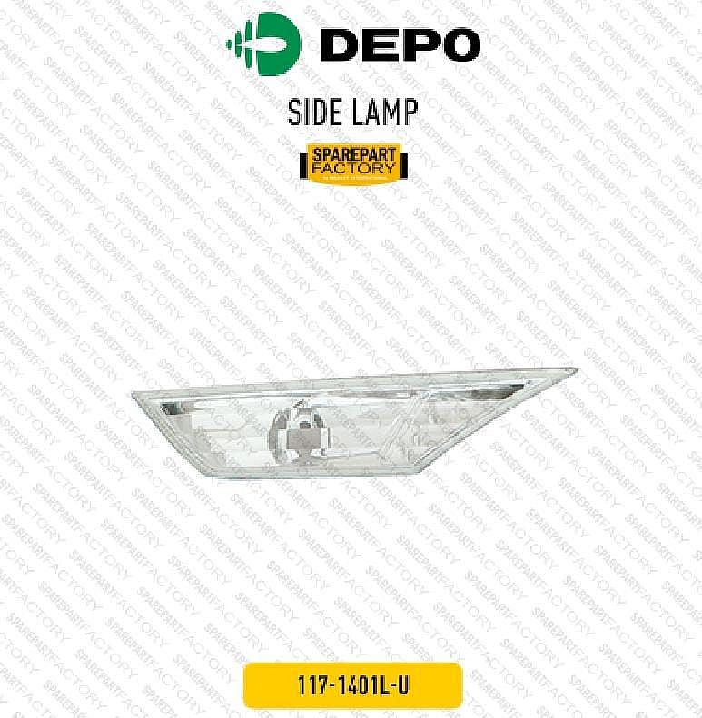 Side Lamp / Lampu Samping Honda Civic Turbo Sedan / Hatchback FC / FK Kiri / Kanan Merk Depo 117-1401L-U / 117-1401R-U unoPart ID - foto 2