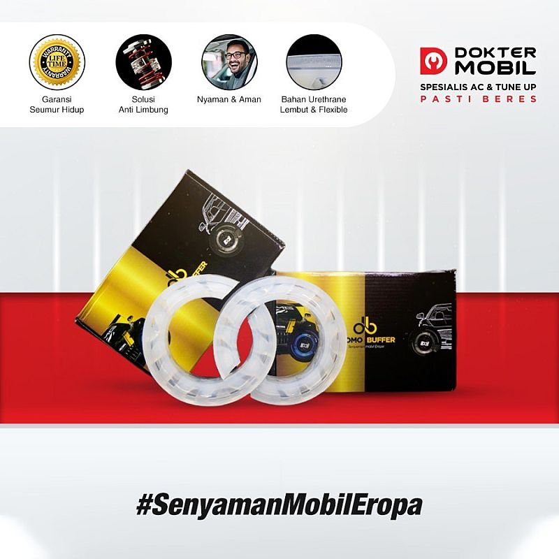 Spring Buffer Damper Stabilizer Peredam Guncangan Mobil Domo Buffer - foto 5