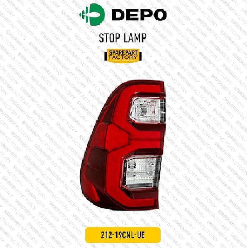 Stop Lamp / Batok Lampu Belakang Toyota Hilux REVO LED Merk Depo 212-19CNL-UE / 212-19CNR-UE unoPart ID - foto 2