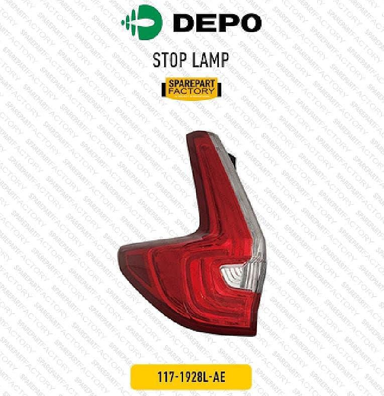 Stop Lamp / Lampu Belakang Honda CRV Turbo 2017-2021 Merk DEPO 117-1928L-AE / 117-1928R-AE unoPart ID 1Part - foto 2